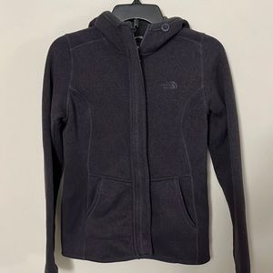 North face zip up sweater